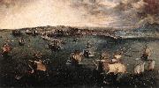 BRUEGEL, Pieter the Elder Naval Battle in the Gulf of Naples fd Germany oil painting reproduction